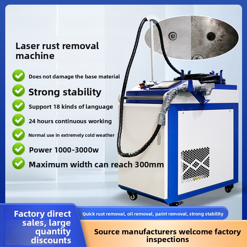 Industrial Laser Rust Remover - Portable Handheld Rust And Paint Removal
