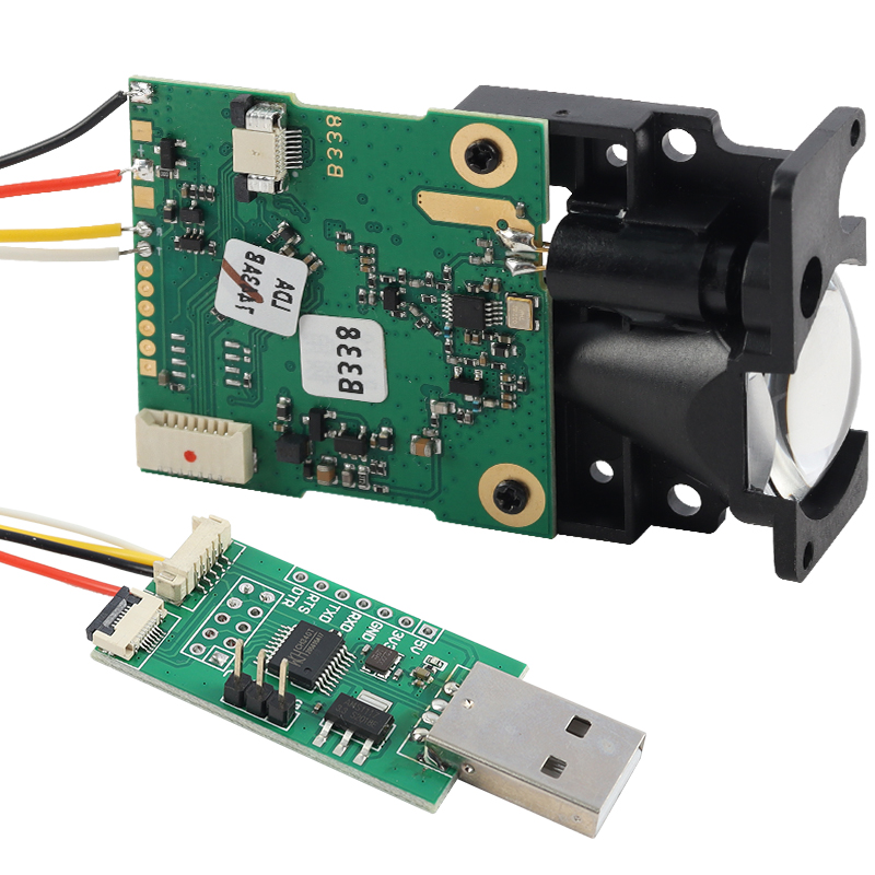 Industrial Laser Rangefinder - LDJ Laser Distance Sensor 200m UART