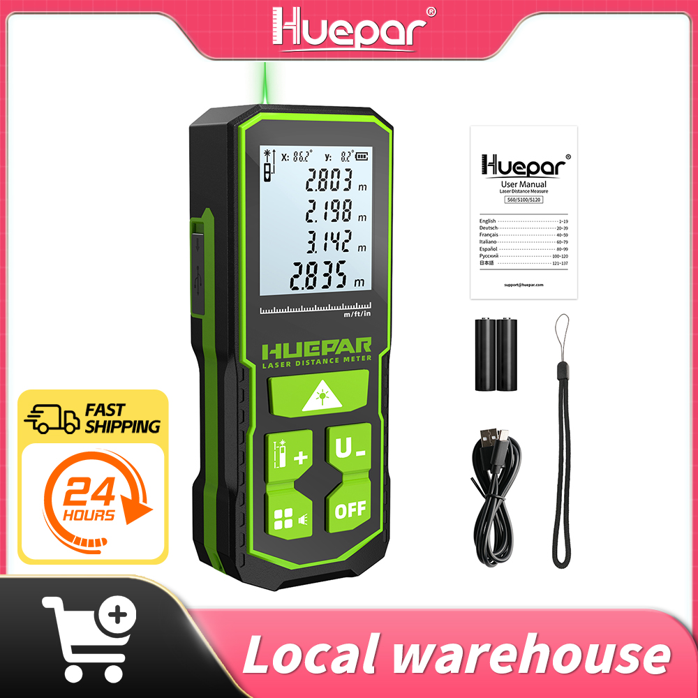 Industrial Laser Rangefinder - Huepar Laser Rangefinder Digital Laser Distance