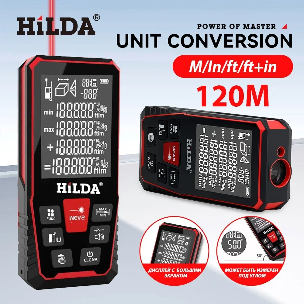 Industrial Laser Rangefinder - Hilda Laser Khoảng Cách 50M/100M/120M Máy