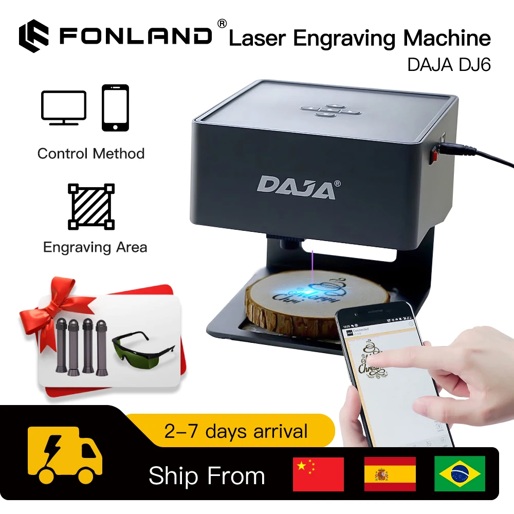 Industrial Laser Equipment - DAJA Laser Engraver CNC DIY DJ6