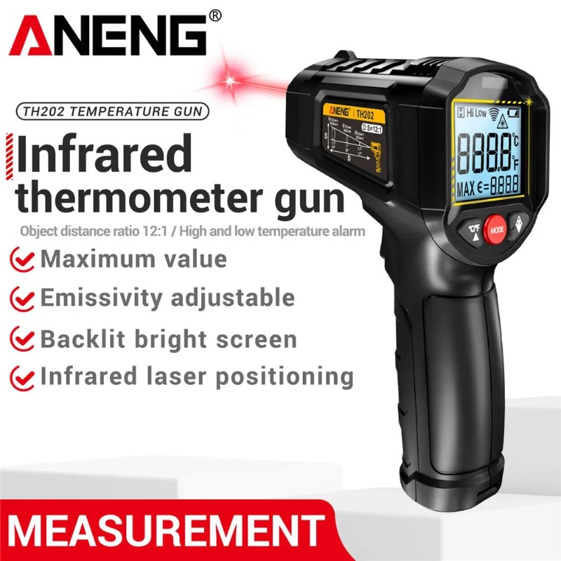 Industrial Infrared Laser - ANENG TH202 Industrial Handheld Thermometers Car