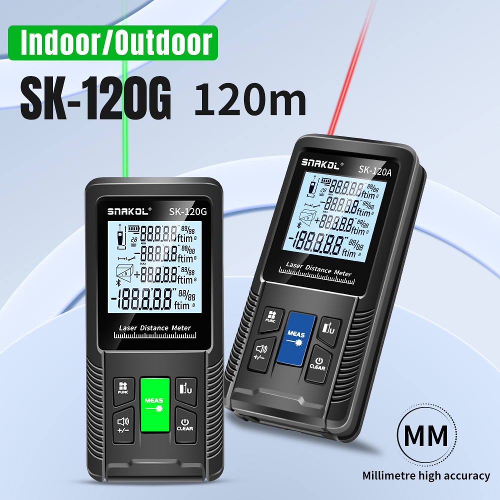 Industrial Laser Rangefinder - Snakol Laser Distance Meter 40m 50m