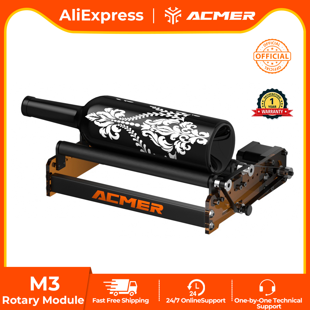 Industrial Laser Equipment - ACMER M3 Laser Rotary Roller 360°