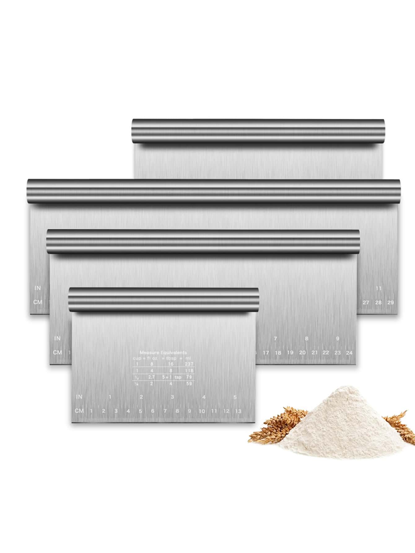Industrial Laser Equipment - Dough Pastry Bench Cutter Scraper, Stainless
