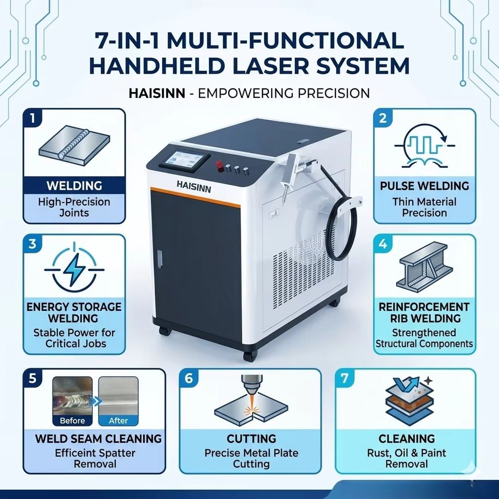 Industrial Handheld Fiber Lase - đánh giá và giá Industrial Laser Welding Machine Hand Held