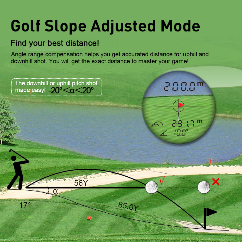 Mileseey PF210 PF2E PF240 Golf - đánh giá và giá Industrial Laser Rangefinder