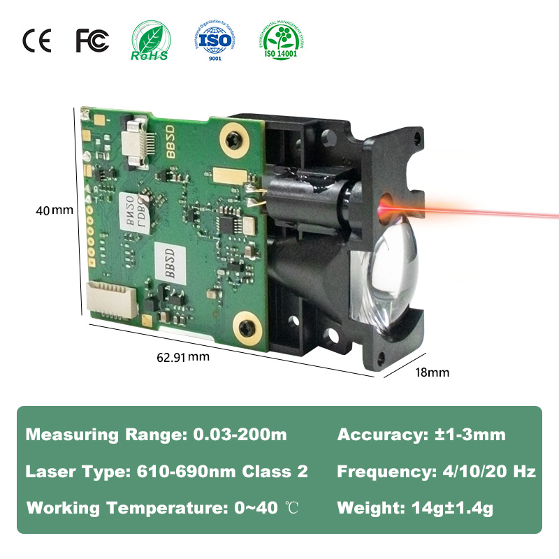 LDJ Laser Distance Sensor 200m - đánh giá và giá Industrial Laser Rangefinder