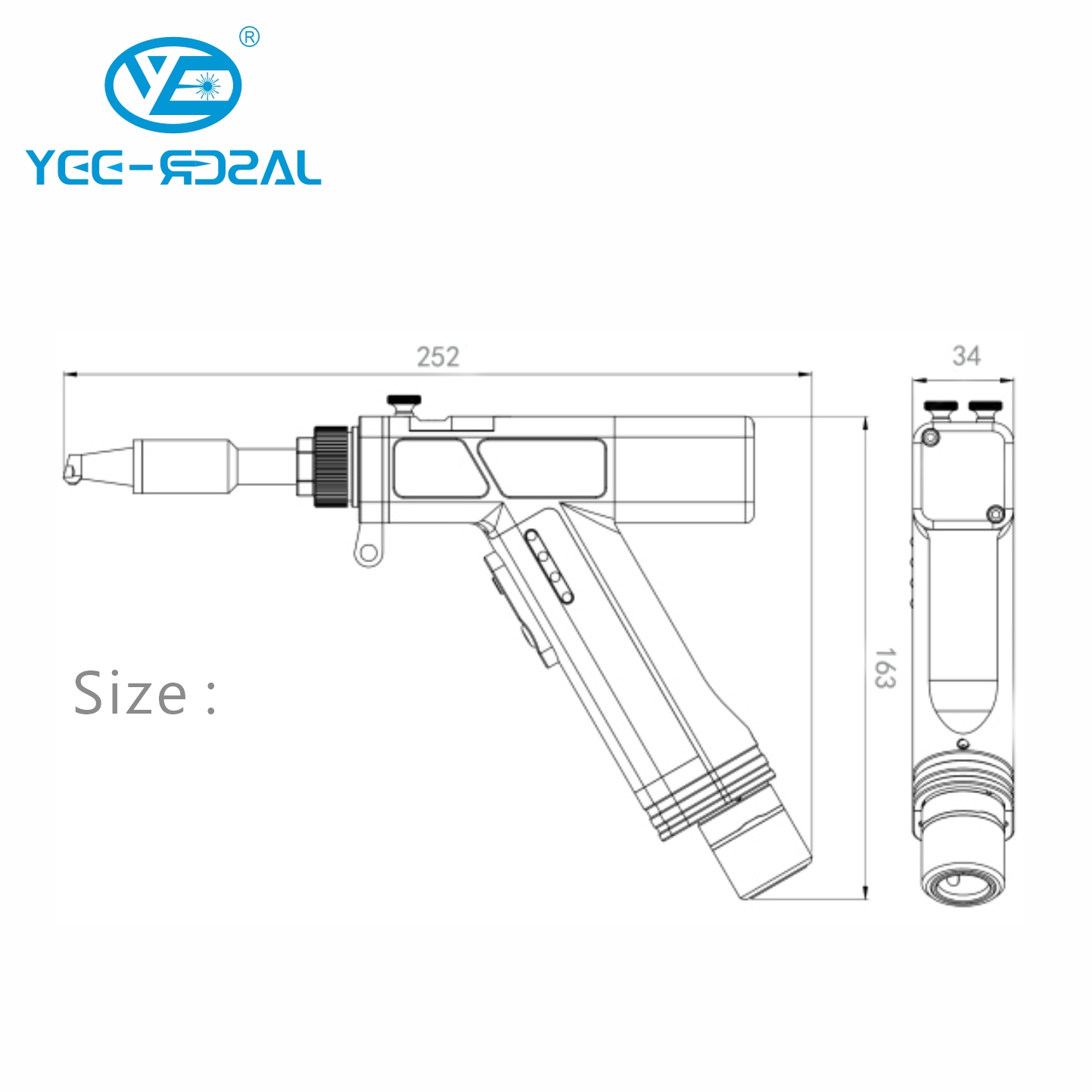 NEW 2000W SUP28T  Handheld Las - đánh giá và giá Industrial Laser Welding Gun