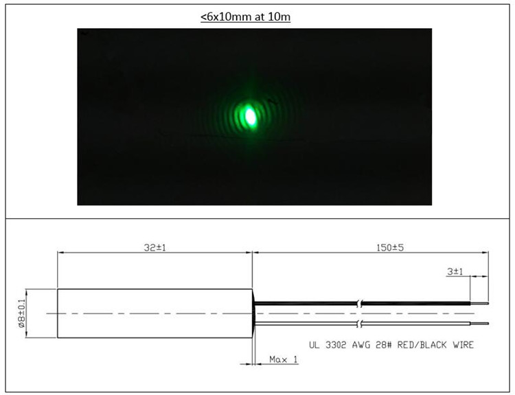 D8x32mm Low Operating Temperat - đánh giá và giá Industrial Laser Operator
