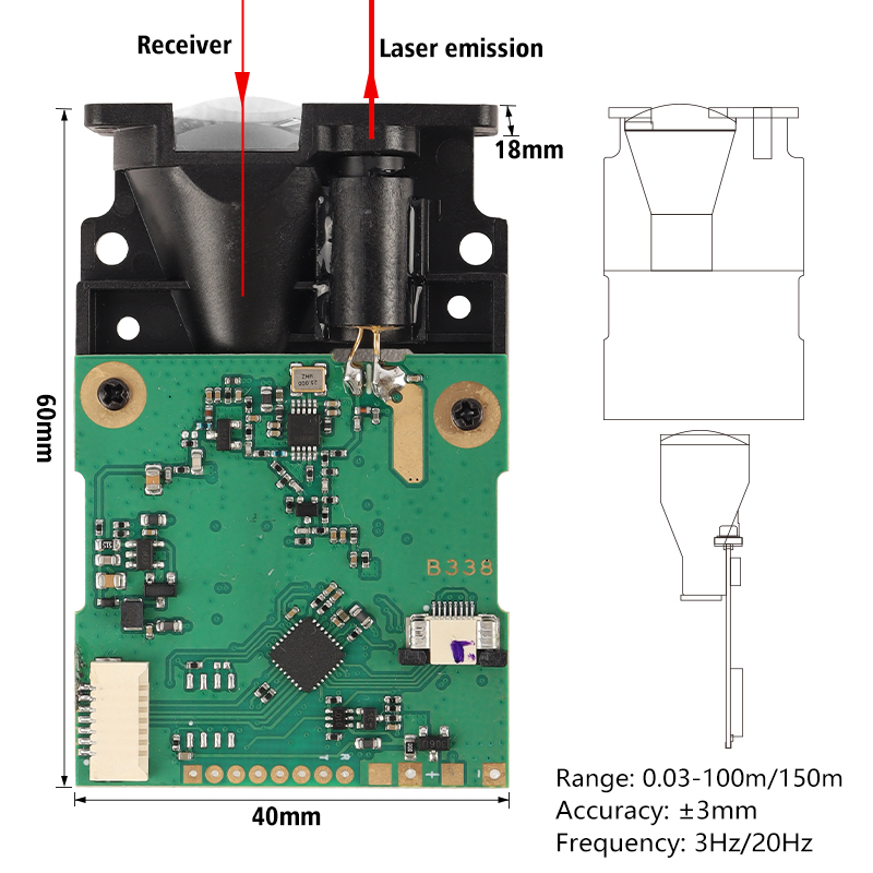 20Hz Class II Industrial Autom - đánh giá và giá Industrial Laser Measurement