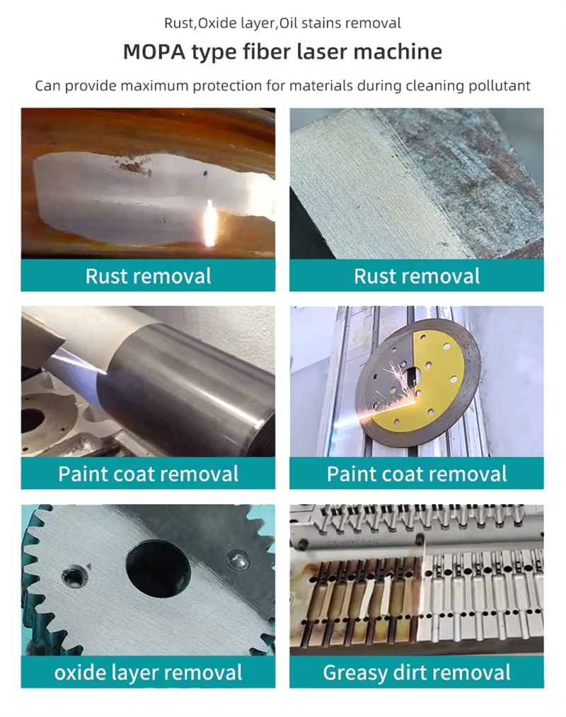 200W MOPA Pulse Laser Metal Ru - đánh giá và giá Portable Laser Rust Removal