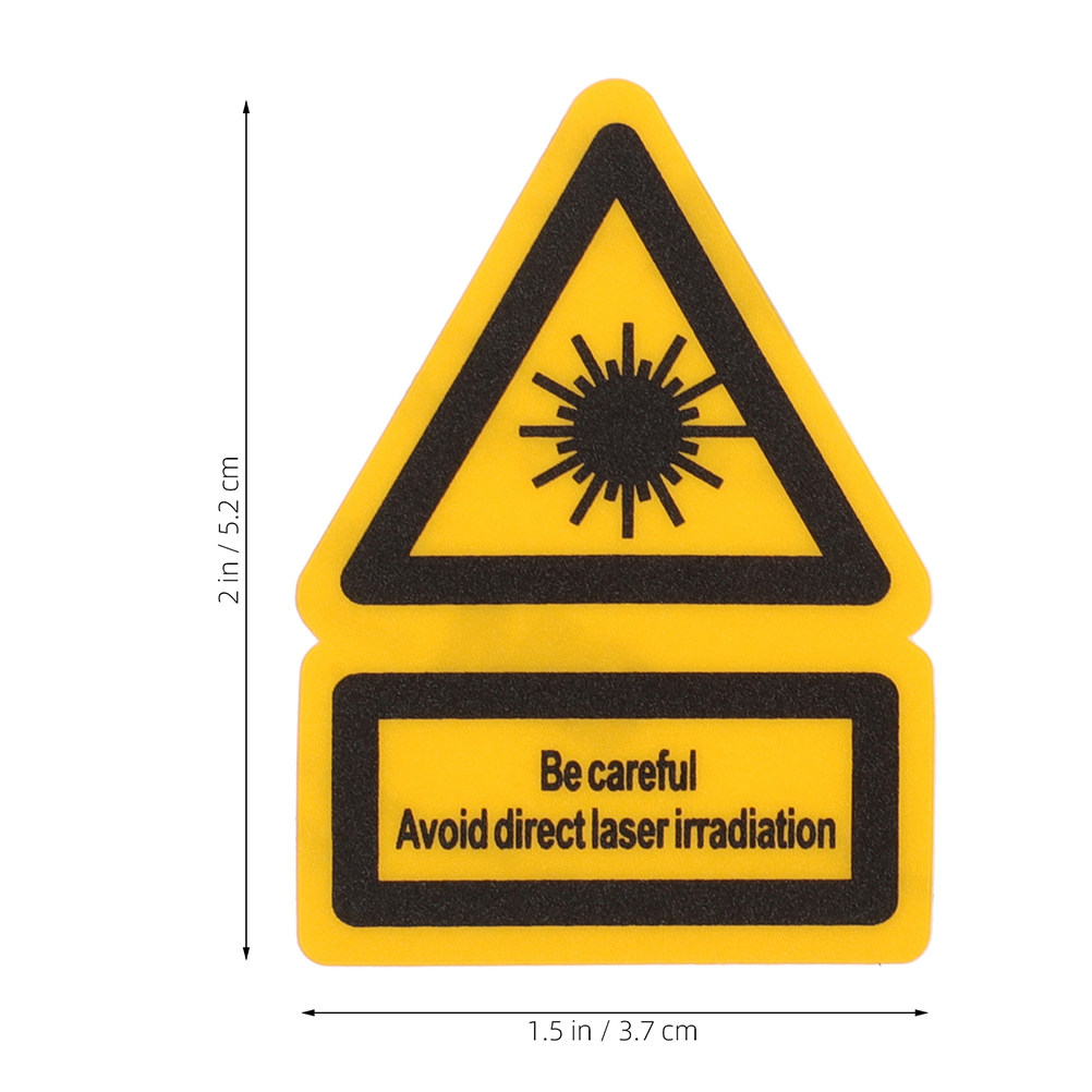 2Pcs Laser Warning Labels Stro - đánh giá và giá Industrial Laser