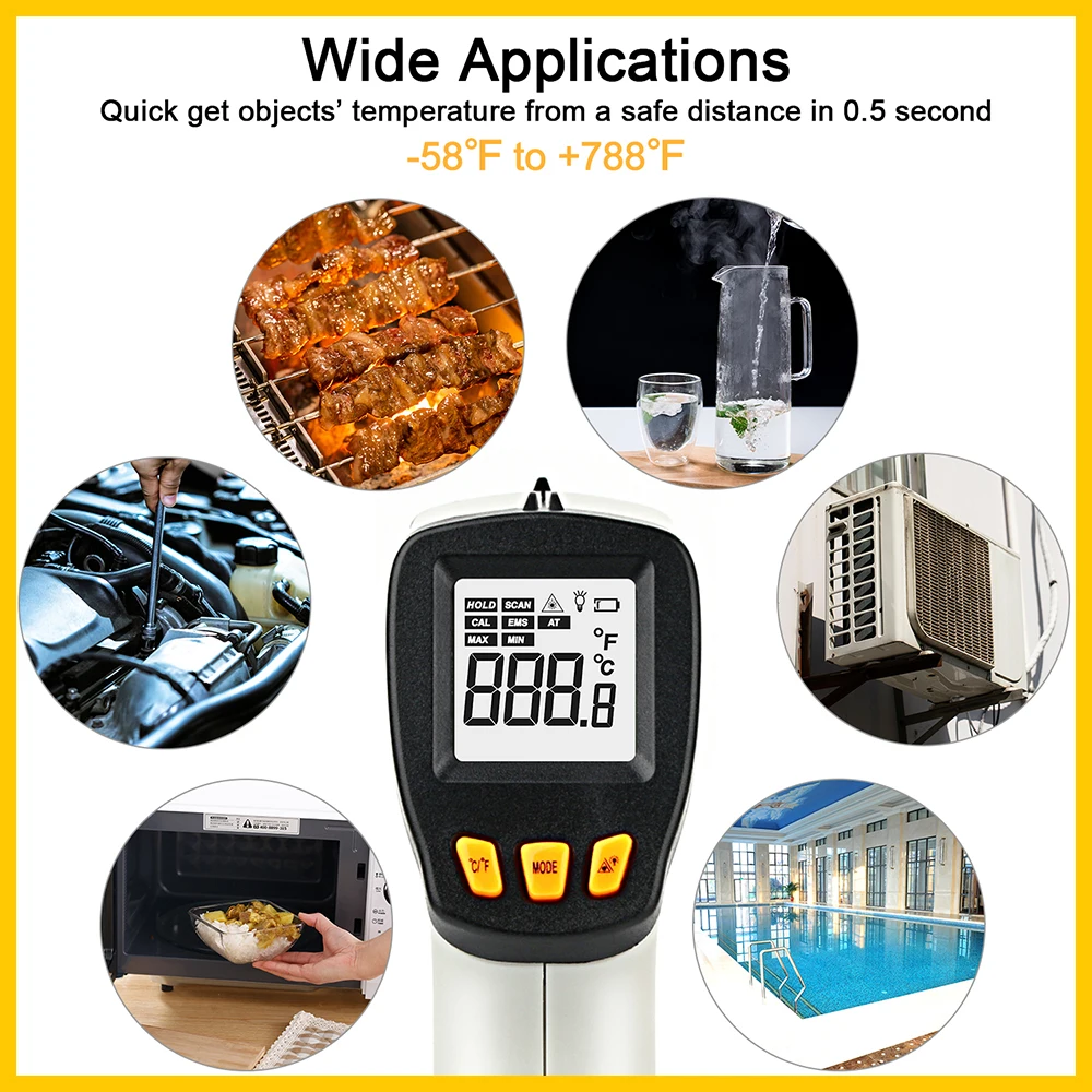 XRCLIF Infrared Thermometer No - đánh giá và giá Industrial Infrared Laser