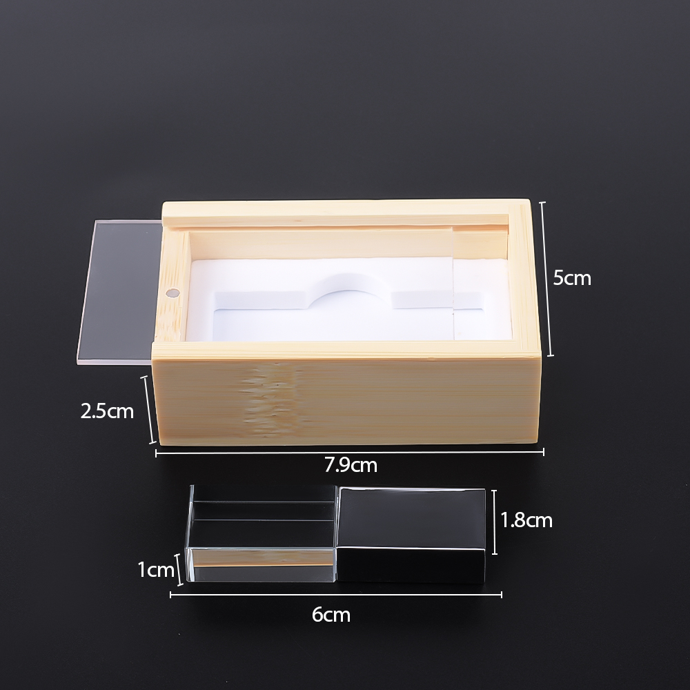 Crystal USB Flash Drive 128GB  - đánh giá và giá Industrial Laser Pen
