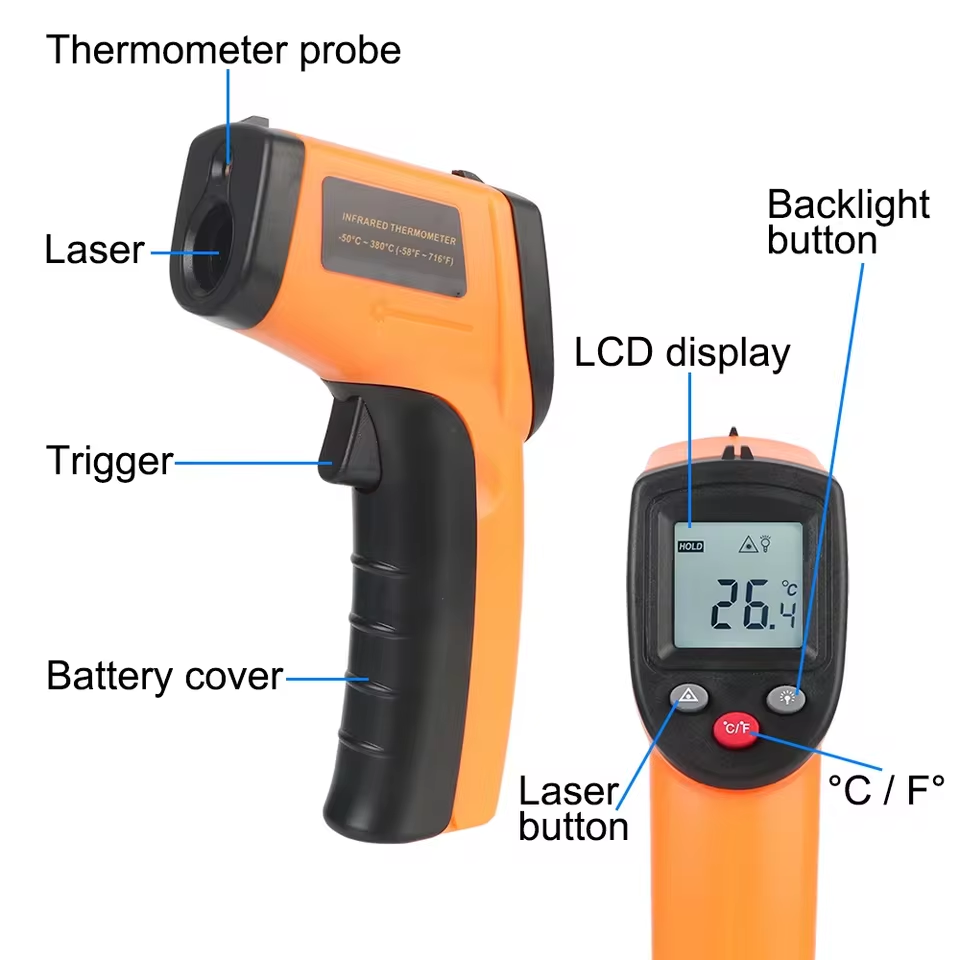 New T600 T600A Digital Infrare - đánh giá và giá Industrial Infrared Laser