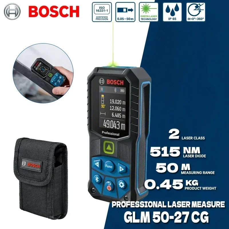 BOSCH GLM 50-27 CG Laser Range - đánh giá và giá Industrial Laser Rangefinder