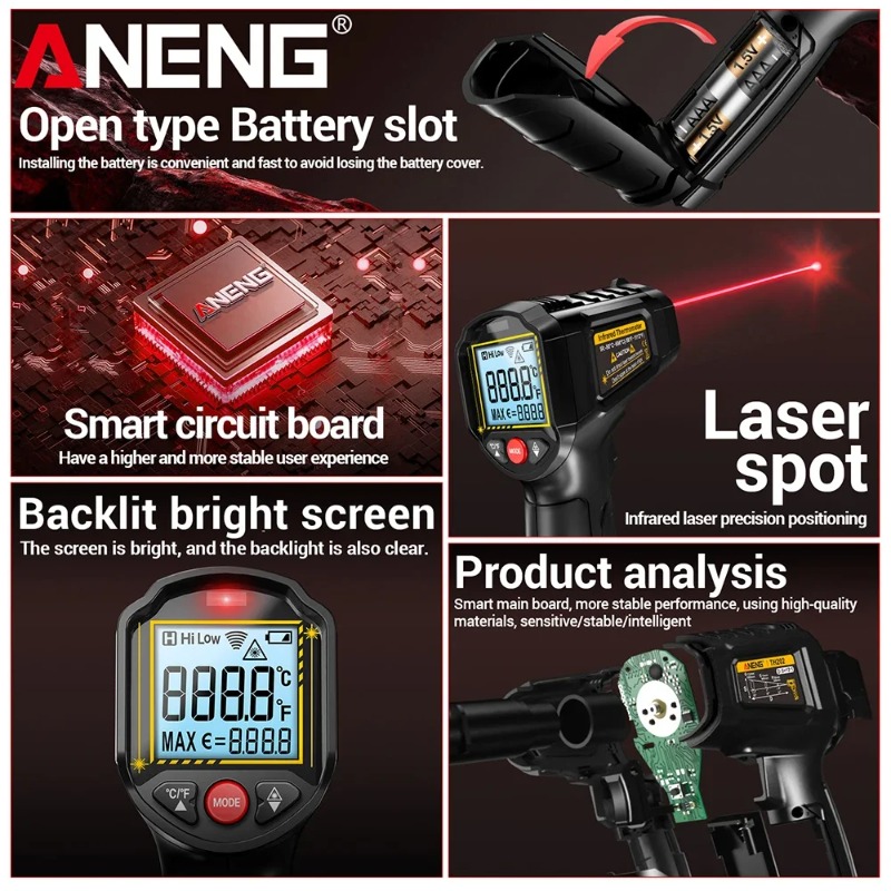 ANENG TH202 Industrial Handhel - đánh giá và giá Industrial Infrared Laser