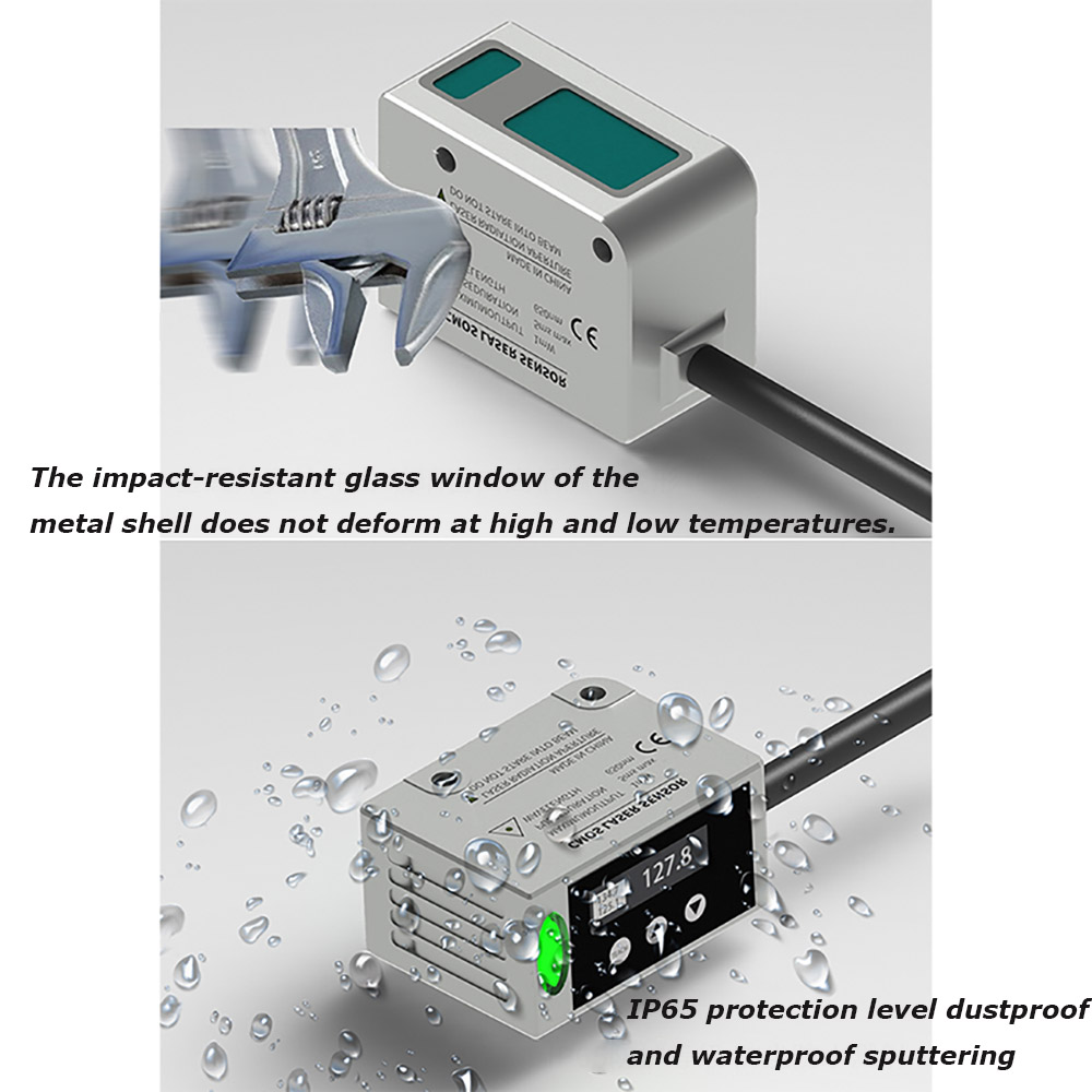 0.1mm Accuracy Non‑Contact Las - đánh giá và giá Industrial Laser Displacement Sensor